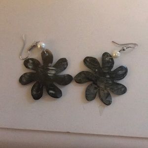 3 pairs of earrings and a pin